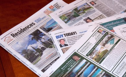 Real estate newspaper ads